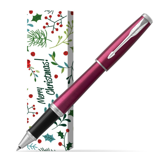 Pióro kulkowe Parker Urban Vibrant Magenta CT w obwolucie Merry Mistletoe