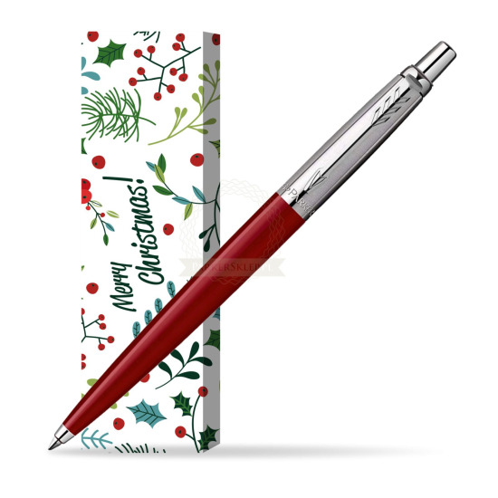 Długopis Parker Jotter Original Czerwony w obwolucie Merry Mistletoe