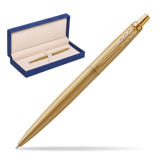 Długopis Parker Jotter XL Monochrome Gold- Edycja Specjalna w granatowym pudełku zamszowym