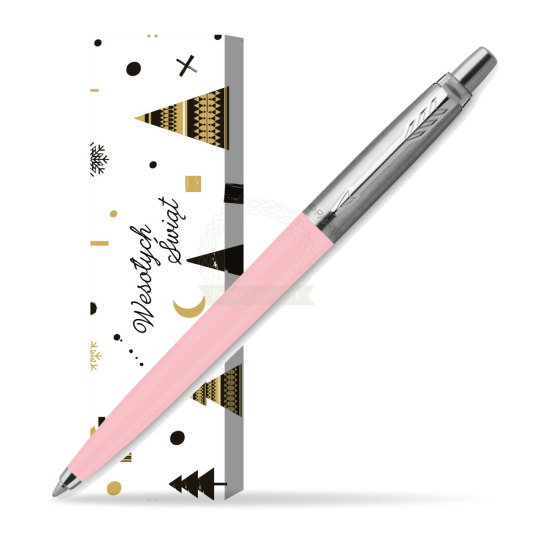 Długopis Parker Jotter Originals Pastel Baby Pink - Edycja Specjalna w obwolucie Śnieżny dar