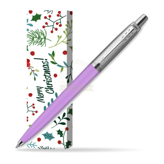 Długopis Parker Jotter Originals Pastel Purple - Edycja Specjalna w obwolucie Merry Mistletoe