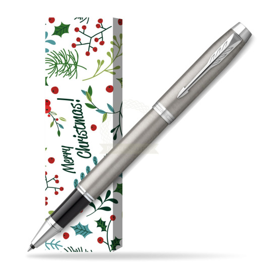 Pióro kulkowe Parker IM Essential Stainless Steel CT w obwolucie Merry Mistletoe