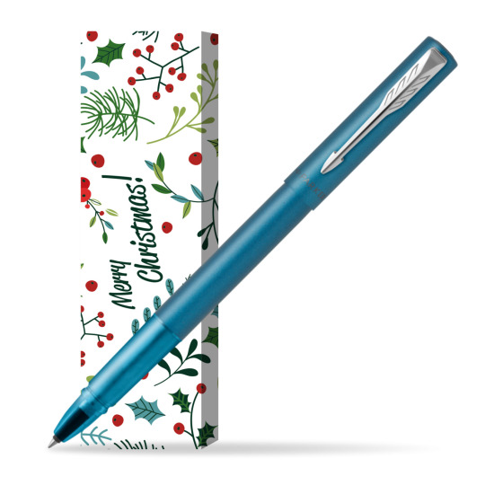 Pióro kulkowe Parker Vector XL Teal w obwolucie Merry Mistletoe