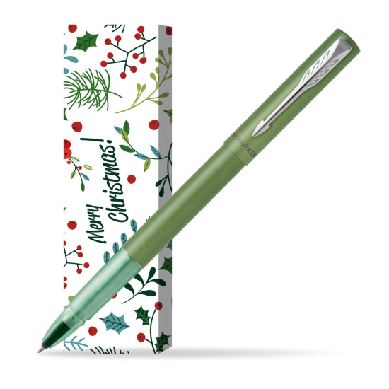 Pióro kulkowe Parker Vector XL Green w obwolucie Merry Mistletoe