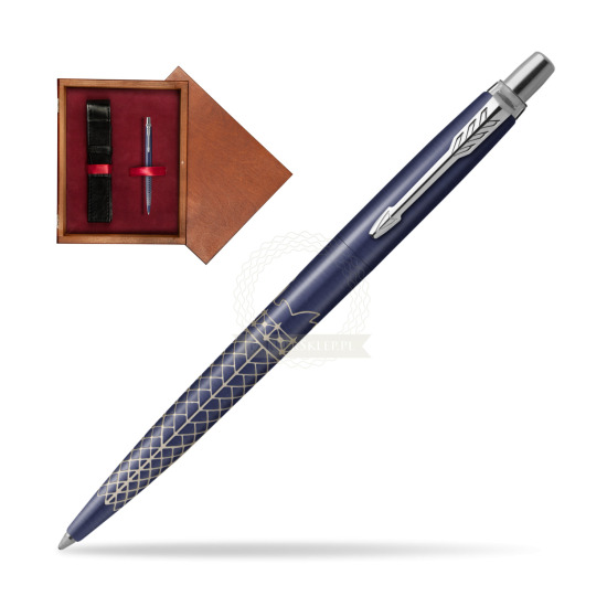 Długopis Parker JOTTER GLOBAL ICON - SYDNEY w pudełku drewnianym Mahoń Single Bordo