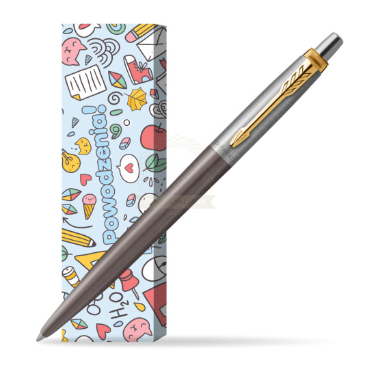 Długopis Parker Jotter XL Grey Core GT w obwolucie Powodzenia