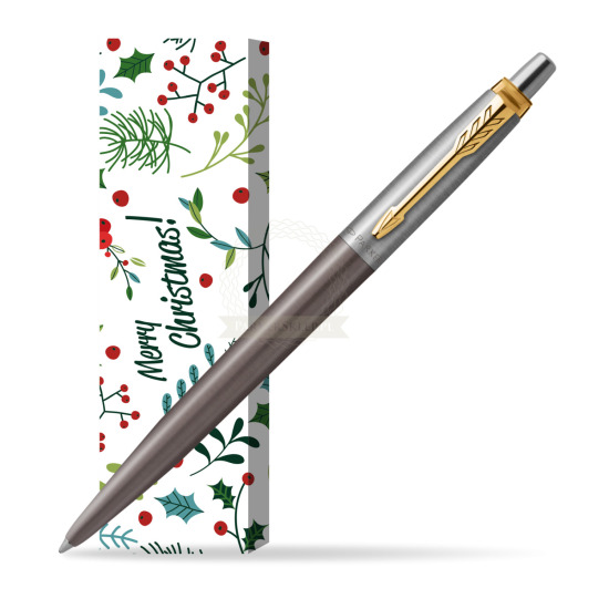 Długopis Parker Jotter XL Grey Core GT w obwolucie Merry Mistletoe