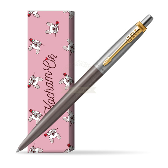 Długopis Parker Jotter XL Grey Core GT w obwolucie Sweet Rose