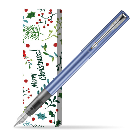 Pióro wieczne Parker Vector XL Blue CT w obwolucie Merry Mistletoe